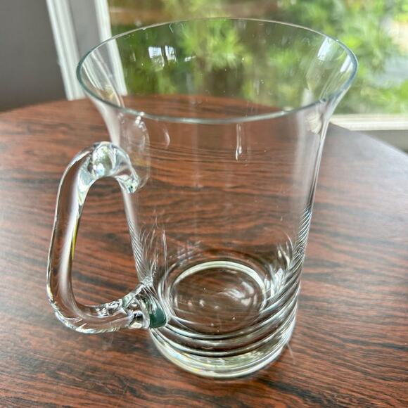 Vintage Hand Blown Glass Beer Stein - Picture 1 of 13